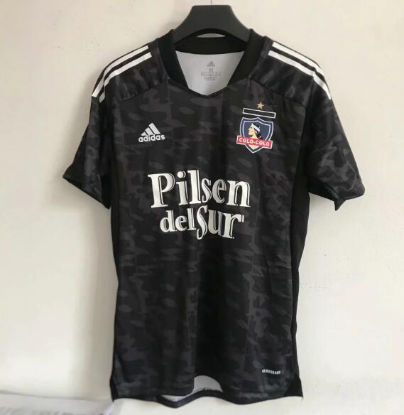 2021/22 Colo-Colo Away Black Soccer Jersey Shirt